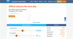 Desktop Screenshot of firstratecu.co.uk